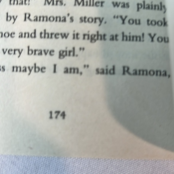Ramona The Brave Book - Picture 3 of 3